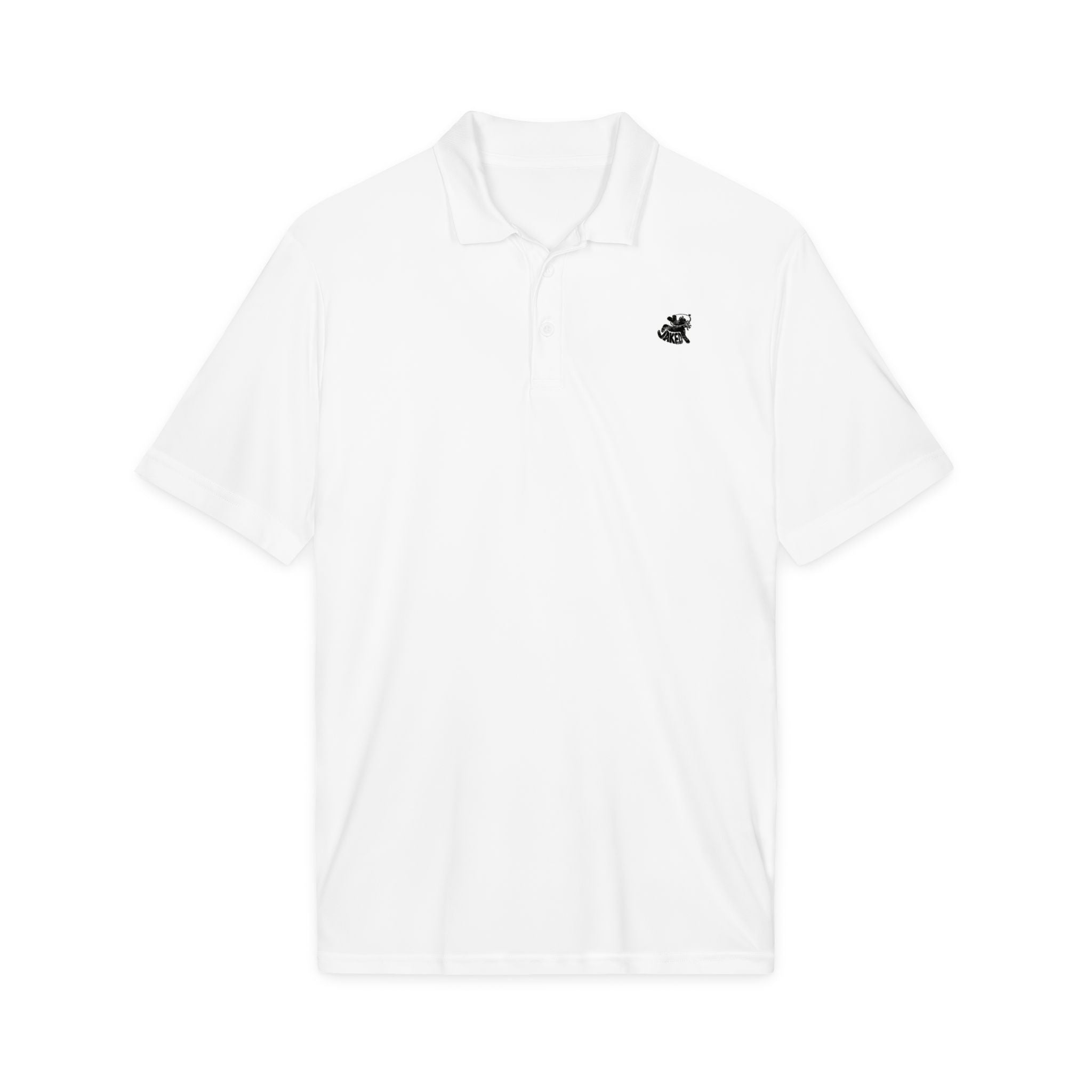 Embroidered Bee Logo Polo Shirt — Moisture-Wicking Performance Golf Polo