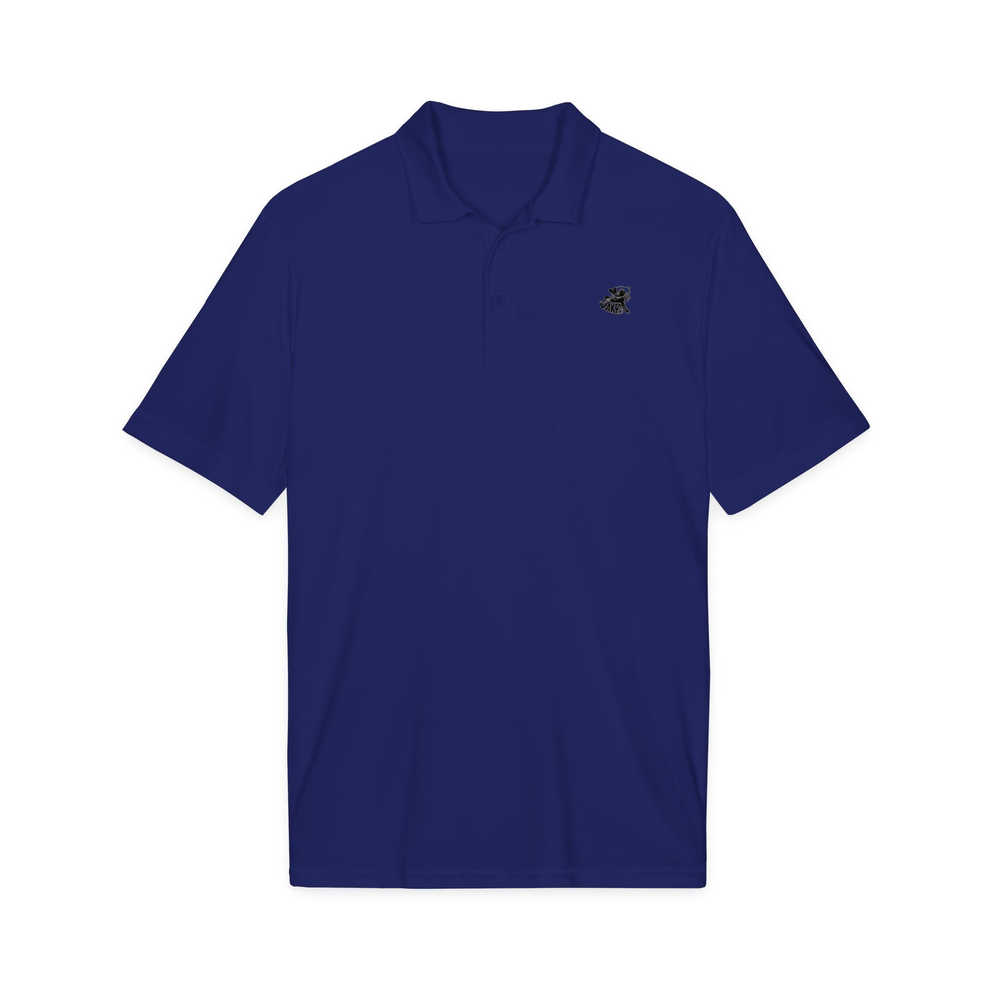 Embroidered Bee Logo Polo Shirt — Moisture-Wicking Performance Golf Polo