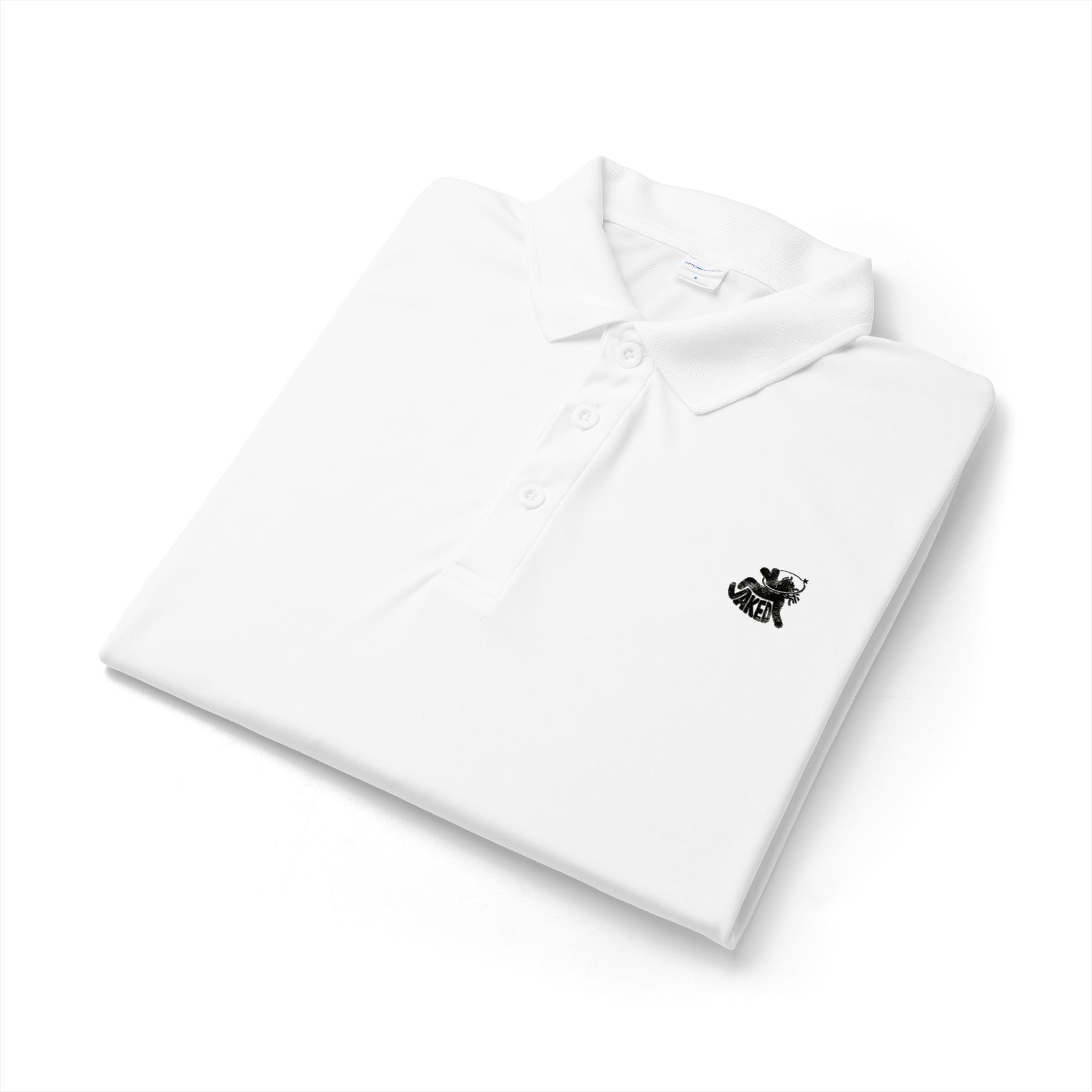 Embroidered Bee Logo Polo Shirt — Moisture-Wicking Performance Golf Polo