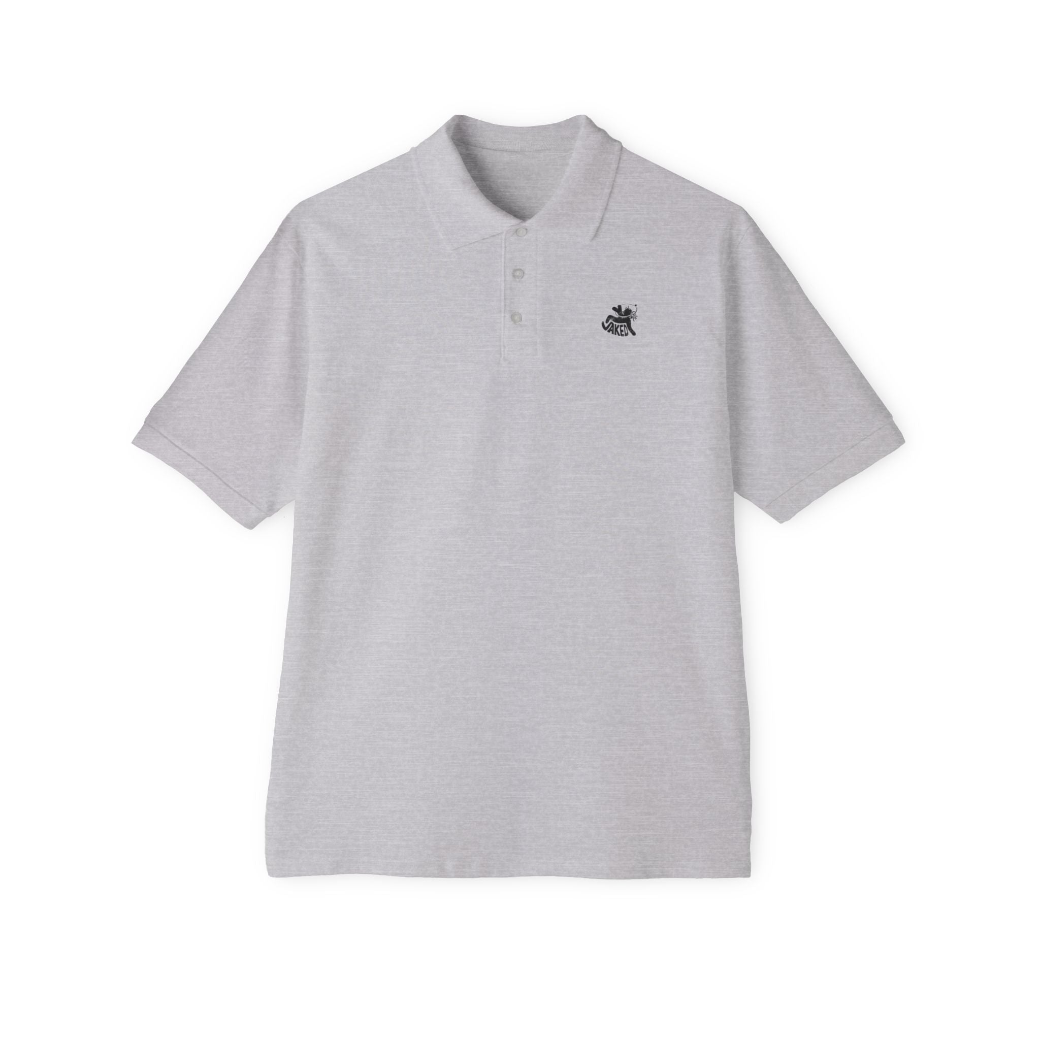 Classic Men's Piqué Polo with Small Chest Emblem — Golf, Casual & Workwear