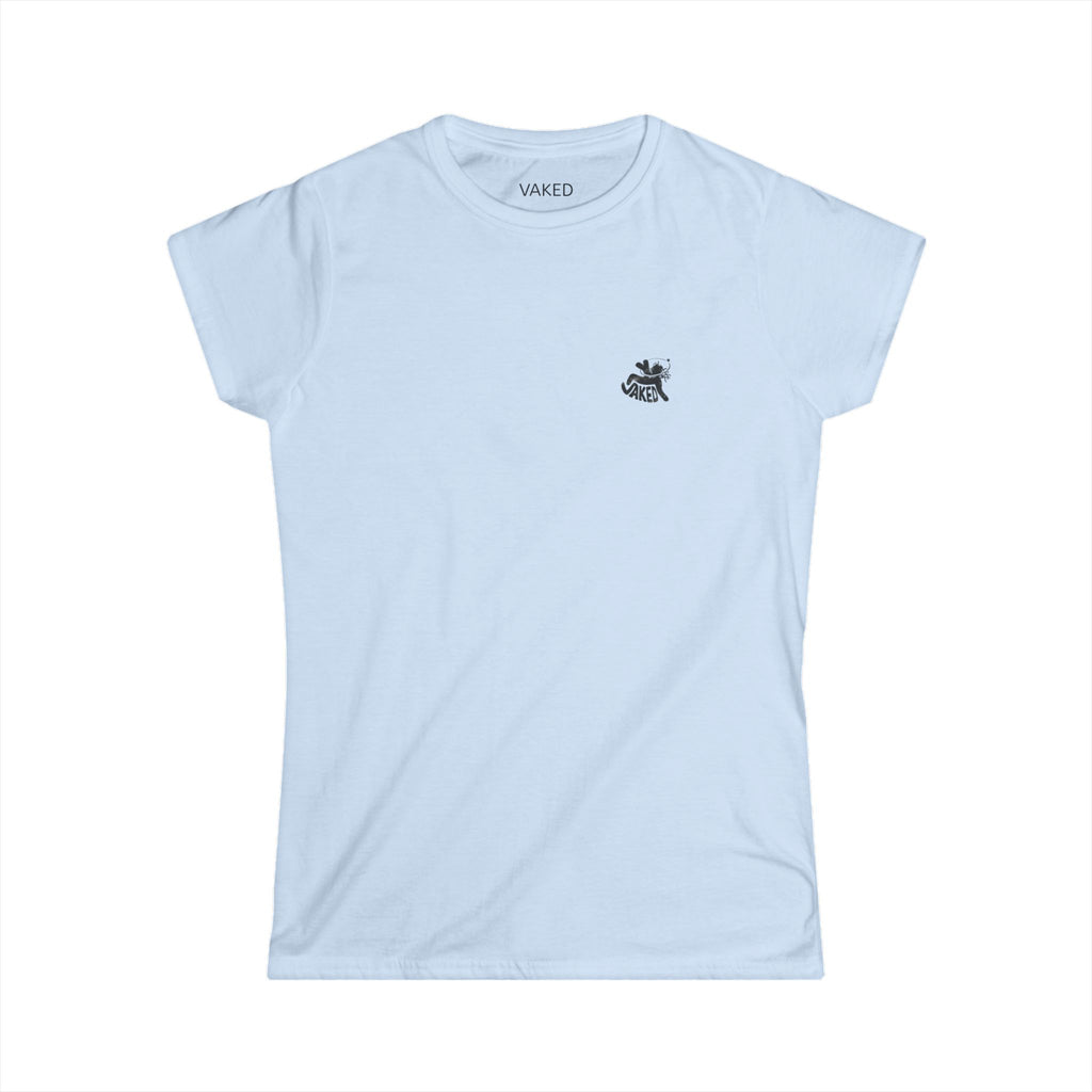 Women's Cherry Graphic Tee — Vaked Bow Back Print
